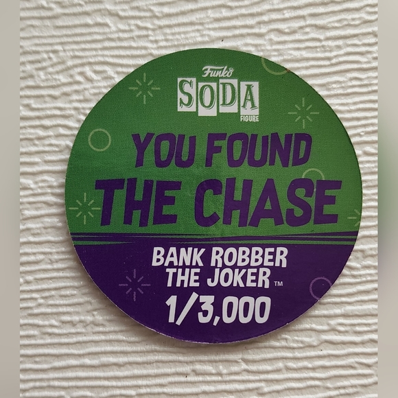 Funko Soda Pop Can Robber The Joker Heath Ledger Chase - Picture 2 of 4